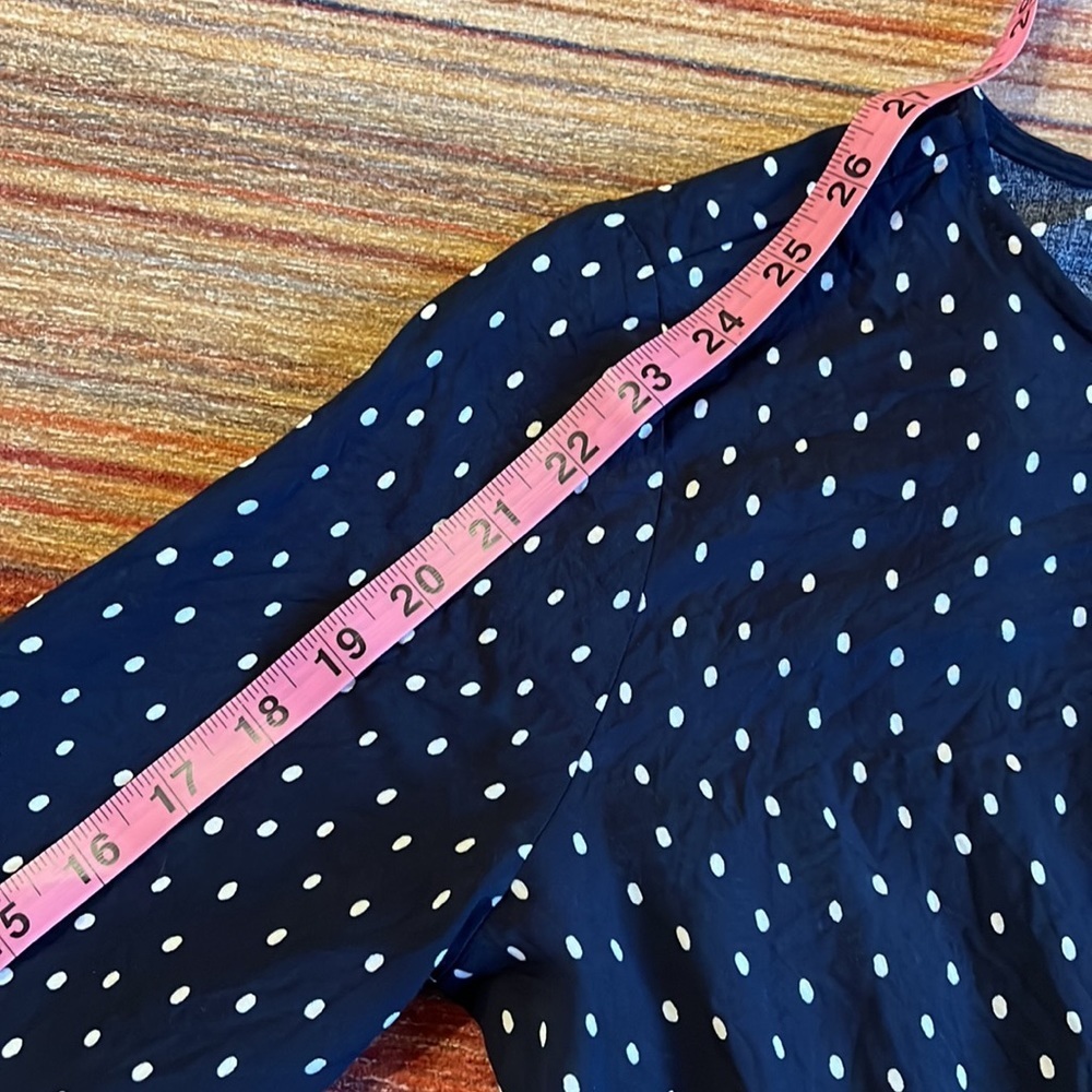 Topshop Smocked Polka Dot Mini Dress Size 6 - Picture 11 of 14